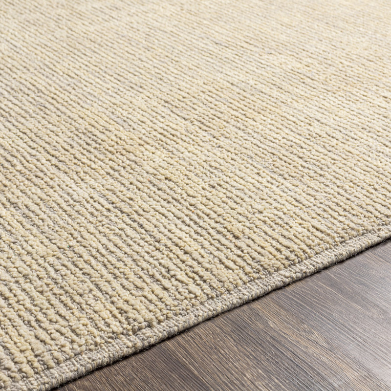 Viera Wool Area Rug, Rectangle 2' x 3', Tan