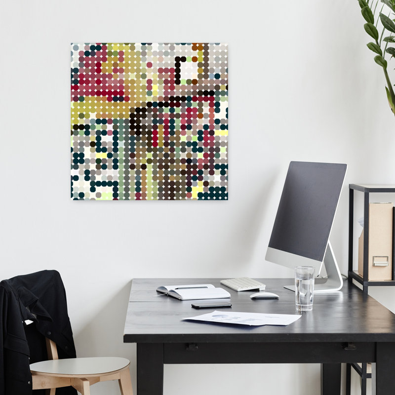 Art contemporain contemporain, H 18 po x l 18 po
