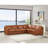 Dillon Genuine Leather Modular Sectional