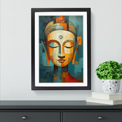 Buddha Cubism - Framed Print