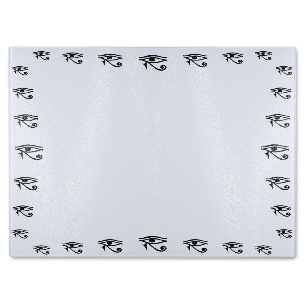 Eye Of Horus Glass Chopping Board