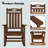 HDPE Patio Rocking Chair Set of 2-96694426
