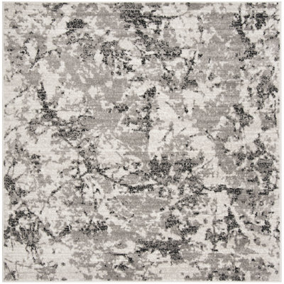 Tapis gris / ivoire Strasser