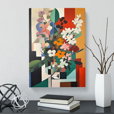 Barlet Flowers Bauhaus Style Vol.2 - Wrapped Canvas