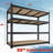 55" W *24" D Heavy Duty Garage Shelving Unit With Rolled Edges, Adjustable Storage Shelving With Largr Capacity-975692424