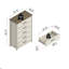 Commode 5 tiroirs Allysyn-2093108856