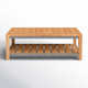Chauncie 50.5'' Teak Outdoor Coffee Table