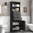 Gloretta Cabinet Narrow Bathroom Storage Cabinet With 3 Drawers, Adjustable Shelves And 2 Open Shelves-282608
