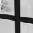 34" X 72" Shower Screen For Walk-In - Frosted Tempered Glass, Black Frame Strap Glass Door Paint Mount