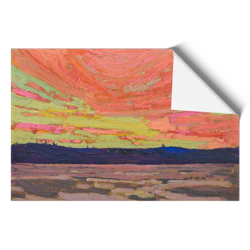 Sunset by Tom Thomson - Frameless Print, 21cm H x 30cm W x 0.1cm D