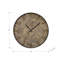 Horloge murale brune transitionnelle de 20 pouces - Pièce de décoration polyvalente pour des intérieurs chaleureux