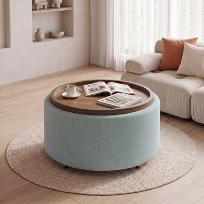 Table basse ronde avec rangement Verve