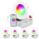 Luxrite 4 Inch Smart LED Recessed Lighting, RGBW Colour Changing, Wifi App And Voice Control, Compatible With Alexa And Google Home, No Hub Required, 10.5W 700LM, CRI 90, IC Rated, Wet Rated (4 Pack)