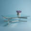Table basse à pieds croisés