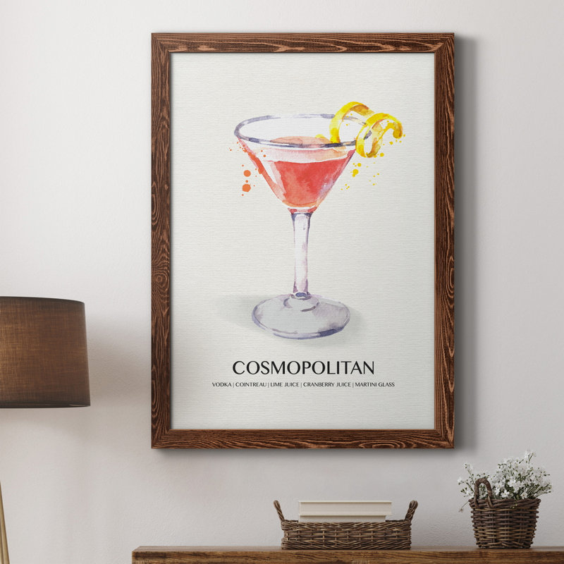 Cosmopolitan - cadre photo, impression sur toile, H 24 po x l 18 po x P 1,5 po, Érable