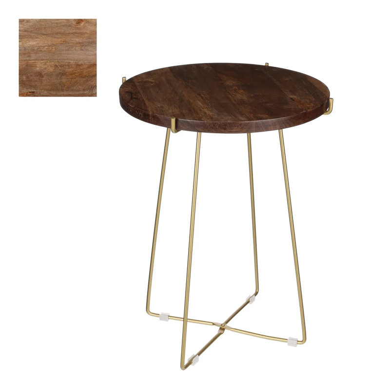 Acacius Cross Legs End Table