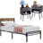 Igourdane Metal Piece Bedroom Set-380218126-380218122