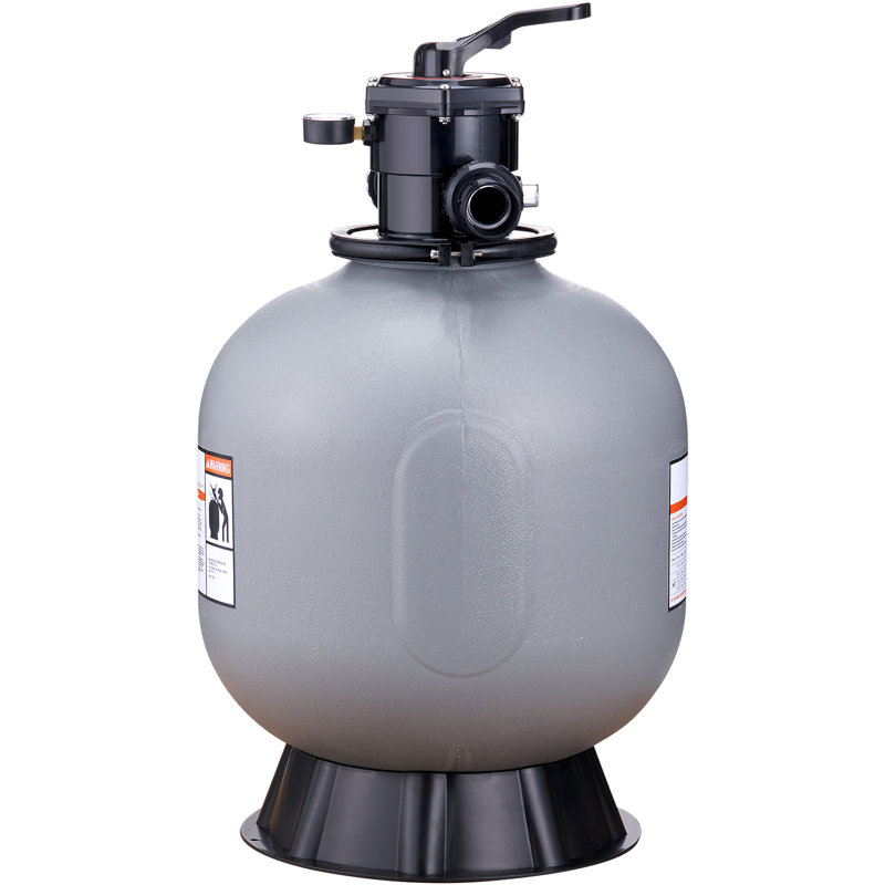 Sand Filter, Up to 45 GPM Flow Rate, Above Inground Swimming Pool, 33.7" H x 19.9" W x 19.9" D