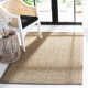 Auckland Bamboo Slat/Seagrass Natural/Gray Area Rug