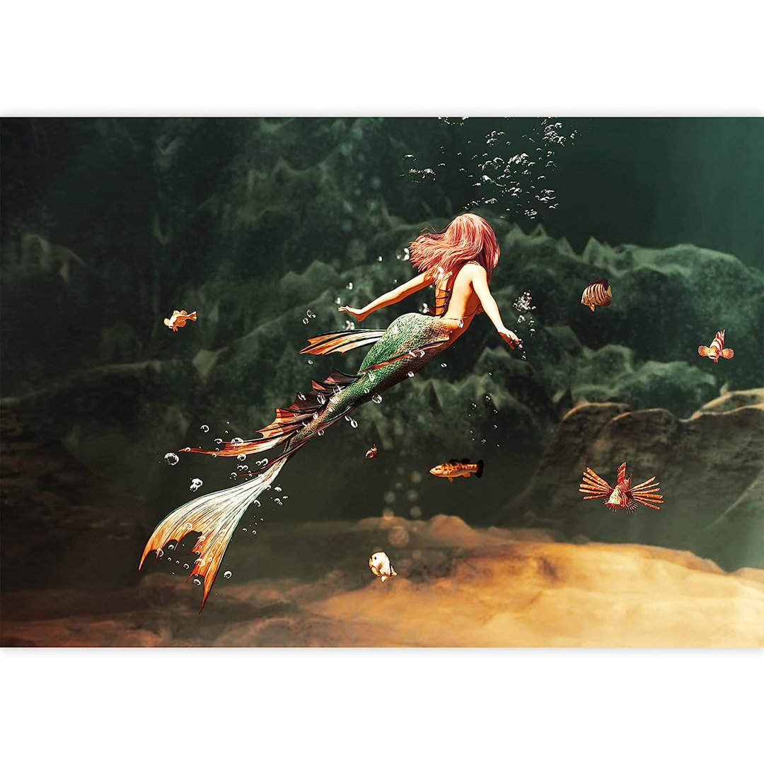 Nautical Ocean Peel & Stick Animal Print Border IDEA4WALL 