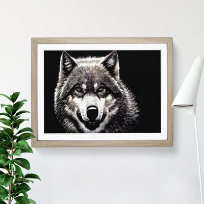 Face Of The Wolf Vol.2 - Single Picture Frame Painting