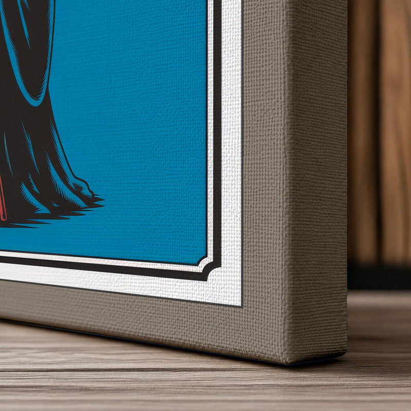 Reaper Kingdom Graphic - Wrapped Canvas, 18x12 - 45.7 x 30.5 cm, Taupe Border