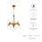 Modway Beacon 3-Light Pendant Light-484459280