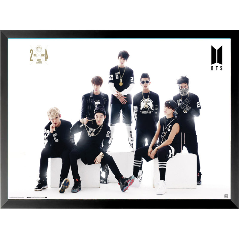 Reproduction d'art encadrée BTS