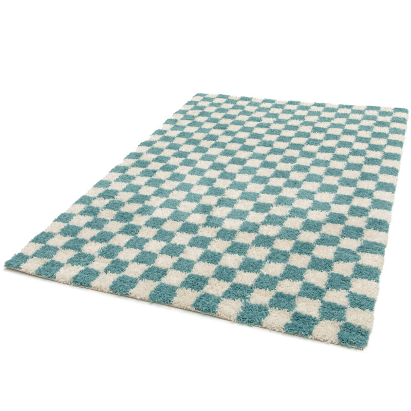 Rodrion Chequered Area Rug, Rectangle 120 x 170 cm