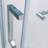 56-60"W X 75"H Semi-Frame Single Sliding Shower Door, 304 Stainless Steel, 5/16" (8Mm) Thick SGCC Tempered Clear Glass-123404593