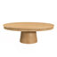 Table basse ovale de conception moderne