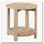 Table de bout en bois d'ingénierie Altos