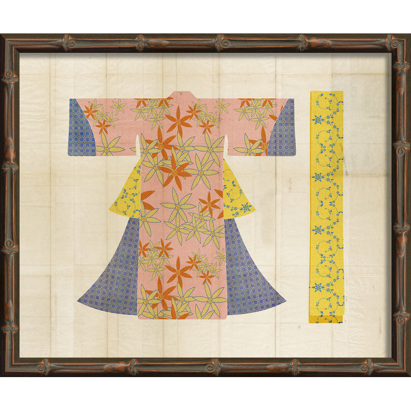 6 impressions encadrées Kimono