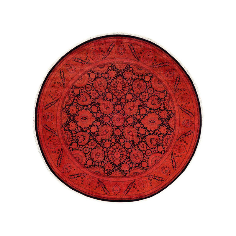 Tapis unique nouvel âge 6 pi 1 po Croner en orange