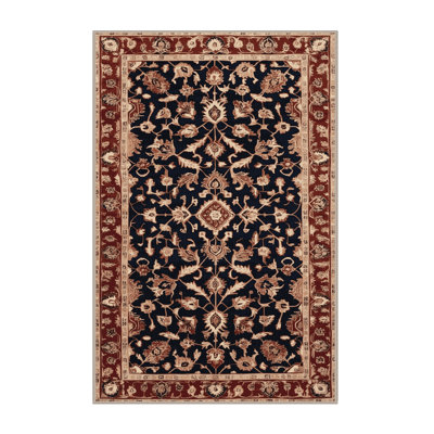 Machine Washable Persian Brown Area Rug