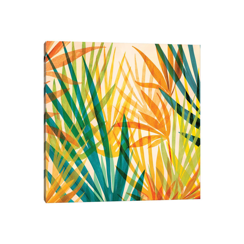 Golden Tropics - Wrapped Canvas Print, 30.48 cm H x 30.48 cm W