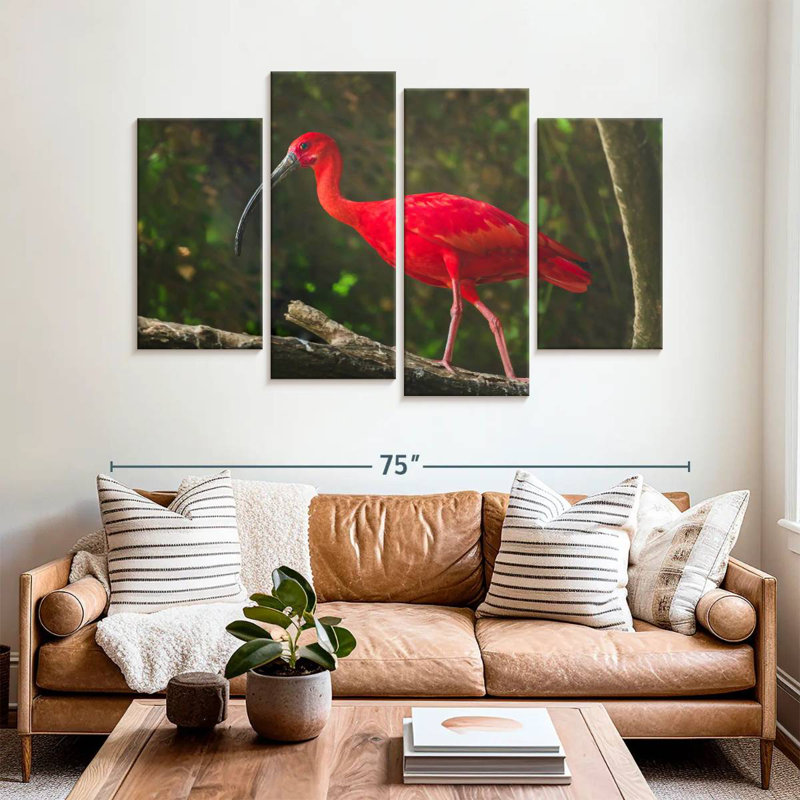 Oiseau rouge Brampt
