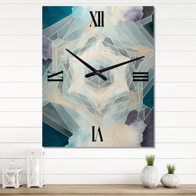 Horloge murale en aluminium