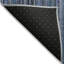 Tapis bleu intérieur / extérieur lavable à la machine Claudian ACN1654-104367146