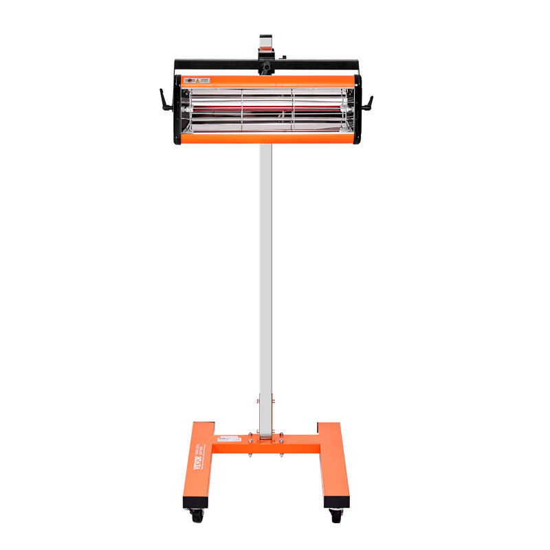 Lampe à polymériser infrarouge VEVOR, minuterie 1500 W 1-60 min, lampe chauffante pour voiture