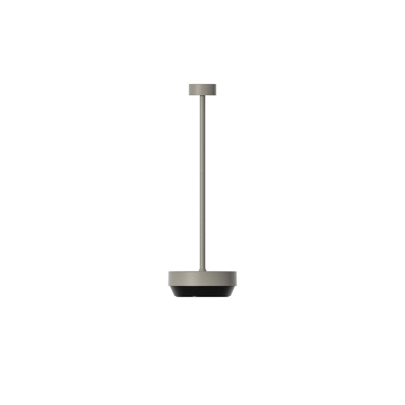 TURAS LED Buffet Table Lamp, Silk Gray