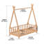 Swain Kid’s Premium Wood European Toddler (70 x 160cm) House Bed Frame with Fence