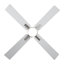 Ventilateur de plafond réversible 48 po à 6 vitesses avec lumières DEL à intensité variable 3CCT et télécommande Krebs-87983193