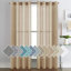 Paire de rideaux semi-transparents avec œillets Hywell-1268837088-1268837091