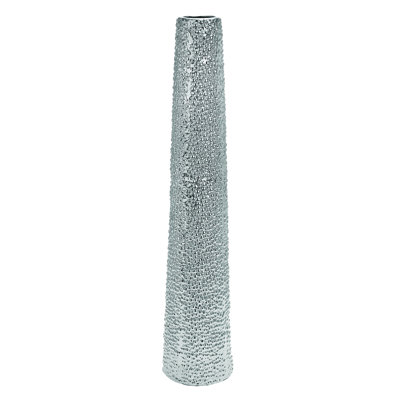 Akerra Ceramic Tall Decorative Vase with Bubble Texture