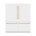Blanc mat / bronze champagne
