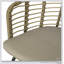 Ensemble élégant de chaises d'extérieur en osier avec rotin durable et coussins résistants à l'eau pour un confort moderne sur le patio