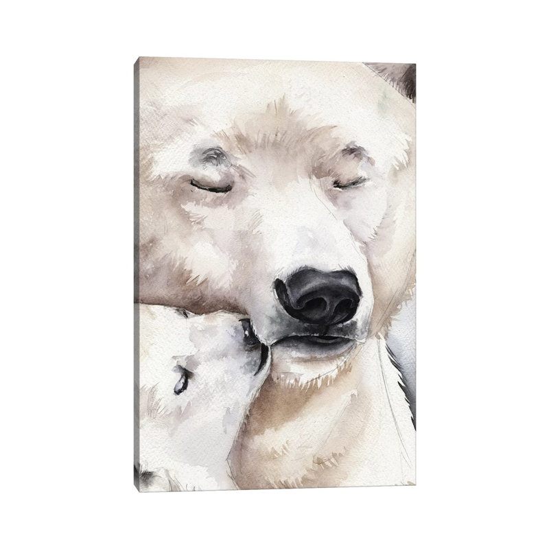 Polar Bear by Kira Balan - Wrapped Canvas Gallery-Wrapped Canvas Giclée, 30.48cm H x 20.32cm W