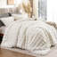 Ensemble de couette en fausse fourrure à bulles - Couette ultra douce et chaude avec deux taies d'oreiller-134707204-134707214