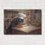  «Rottweiler In The Kitchen» par Rich Monet, art mural en métal, 36 po x 24 po-190778761